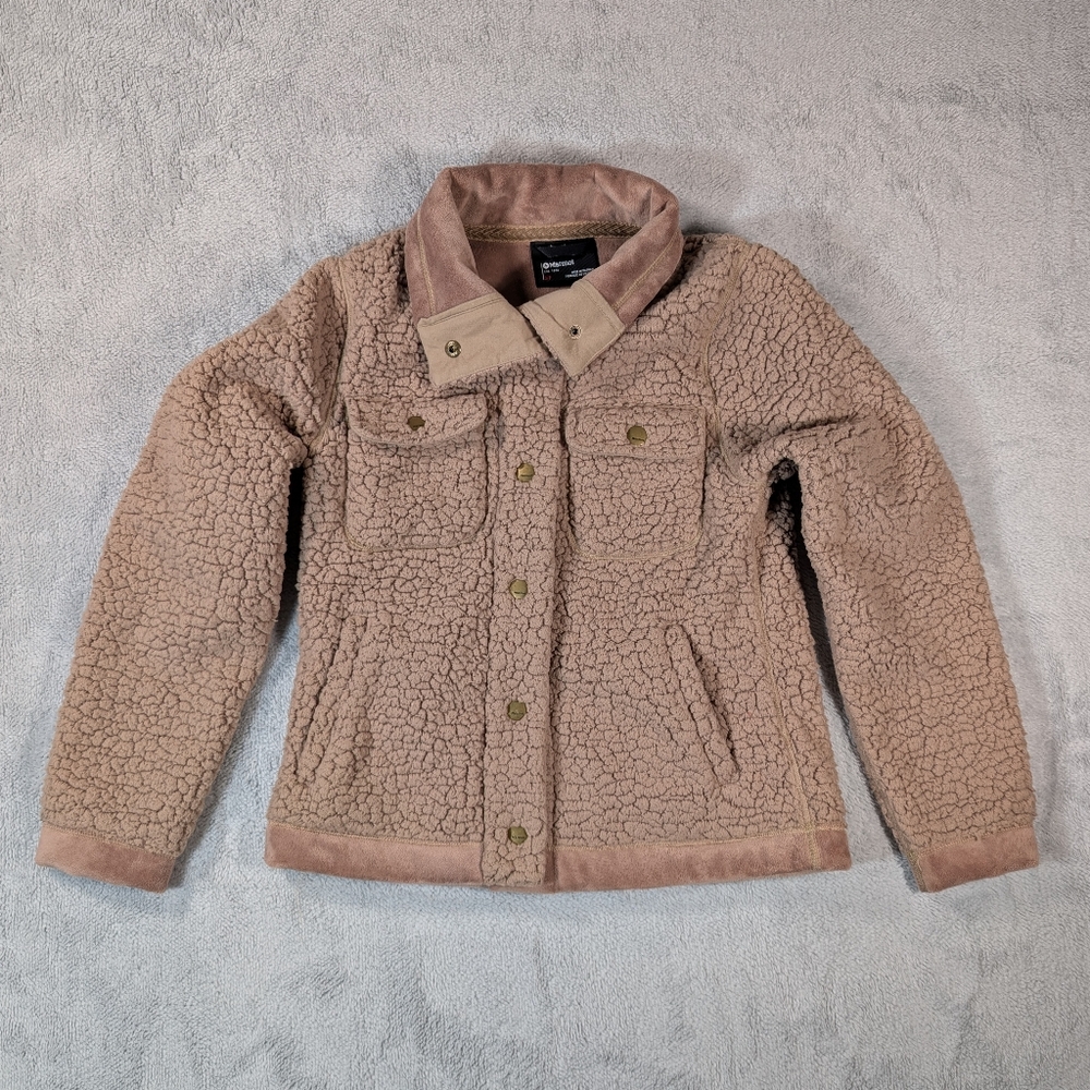 Women's Tan‎ Sherpa Jacket Marmot Sonora Small